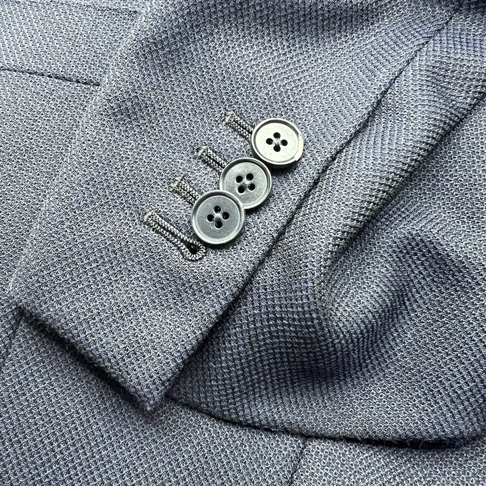 Ermenegildo Zegna Su Misura Pure‎ Wool Navy Pinstripe Jacket Blazer 42R
